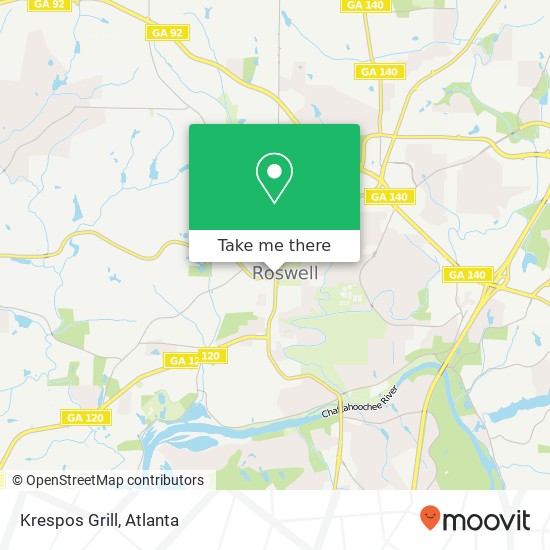 Krespos Grill map