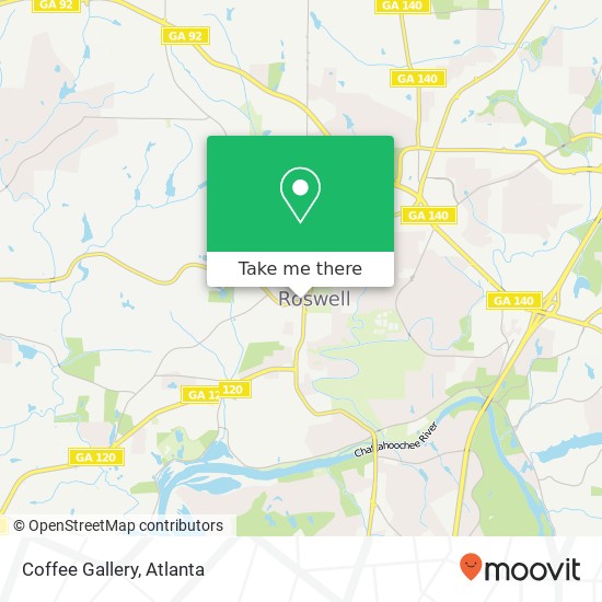 Mapa de Coffee Gallery