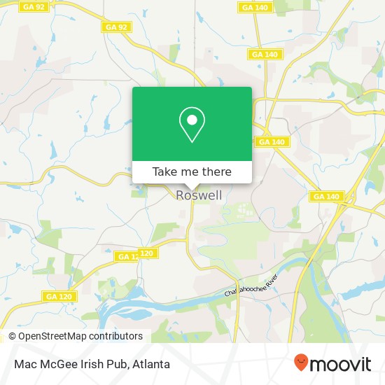 Mapa de Mac McGee Irish Pub