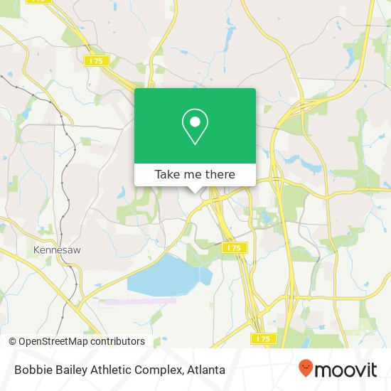 Mapa de Bobbie Bailey Athletic Complex