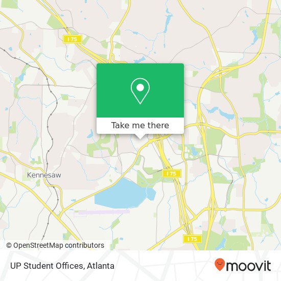 UP Student Offices map
