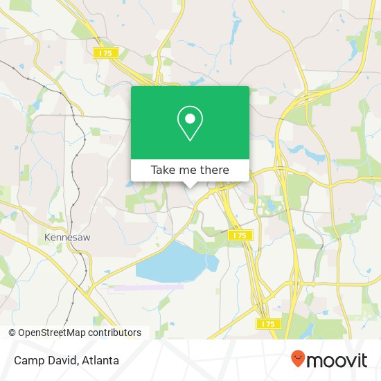 Camp David map