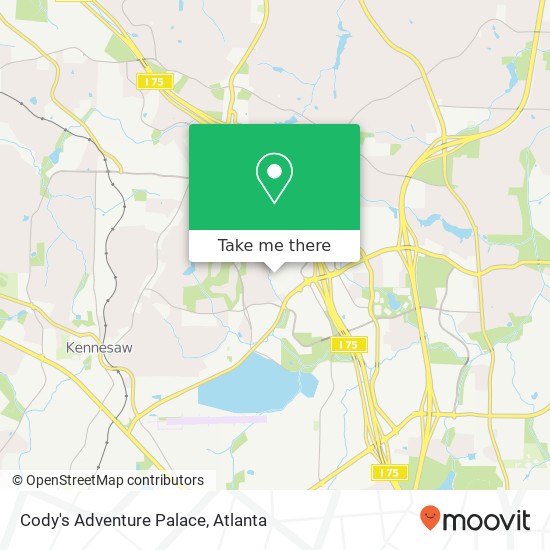 Cody's Adventure Palace map