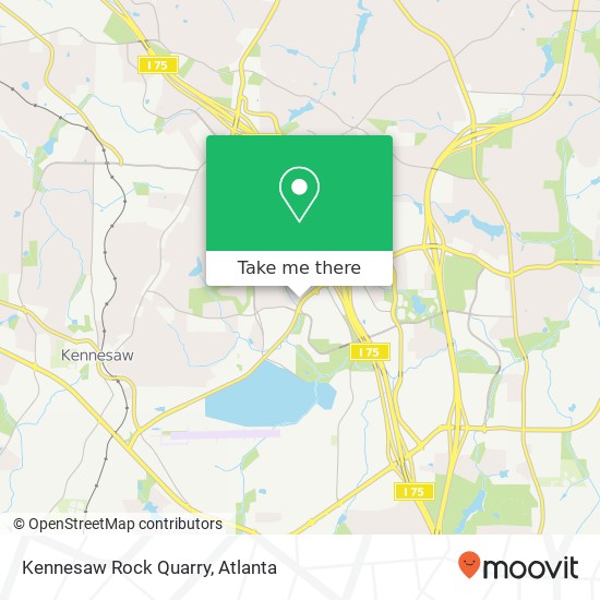 Kennesaw Rock Quarry map