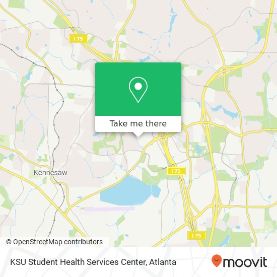 KSU Student Health Services Center map