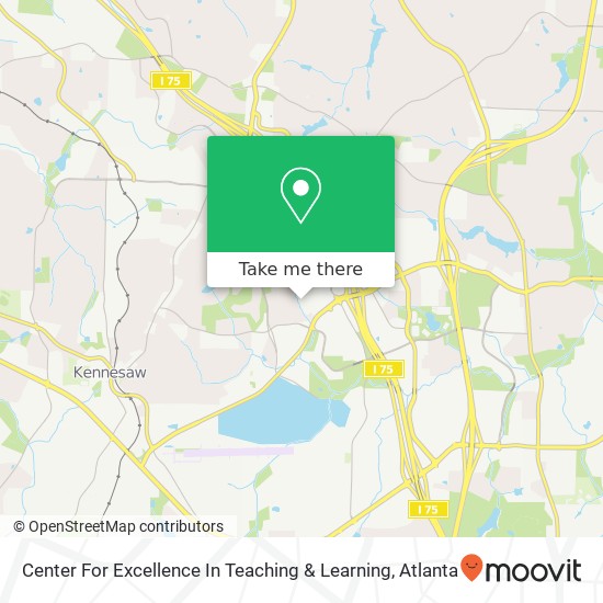 Center For Excellence In Teaching & Learning map
