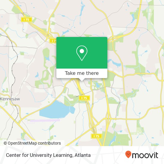 Center for University Learning map