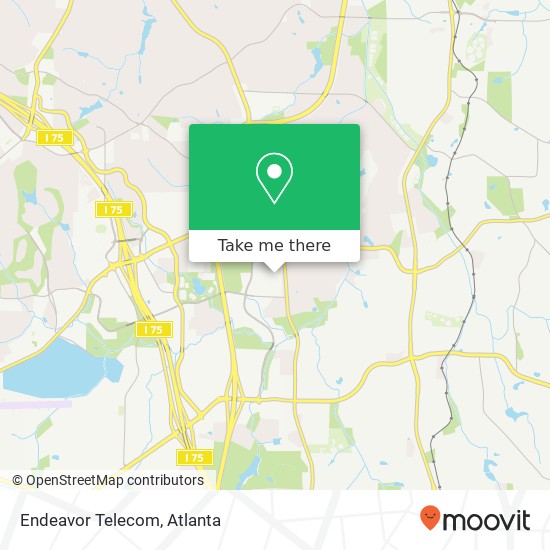 Mapa de Endeavor Telecom