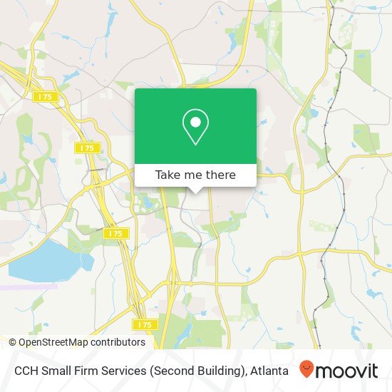CCH Small Firm Services (Second Building) map