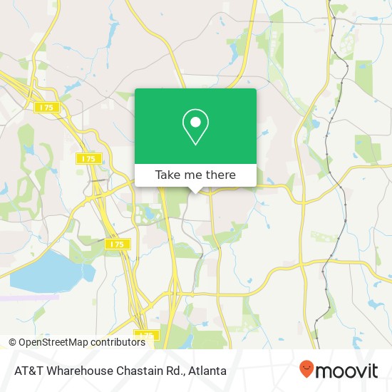 AT&T Wharehouse Chastain Rd. map