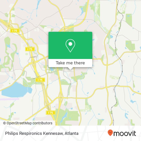 Philips Respironics Kennesaw map