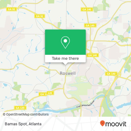 Bamas Spot map