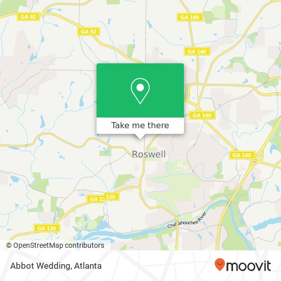 Abbot Wedding map