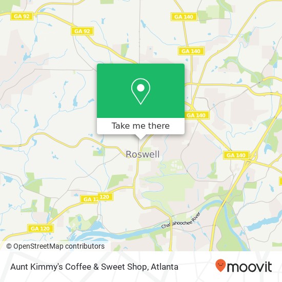 Aunt Kimmy's Coffee & Sweet Shop map