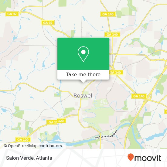 Salon Verde map