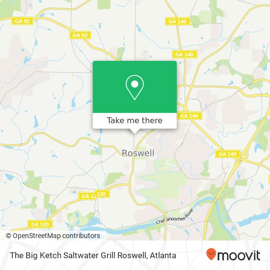 Mapa de The Big Ketch Saltwater Grill Roswell