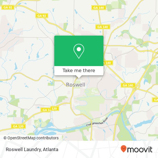 Mapa de Roswell Laundry