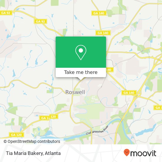 Mapa de Tia Maria Bakery