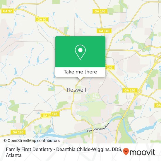 Family First Dentistry - Deanthia Childs-Wiggins, DDS map