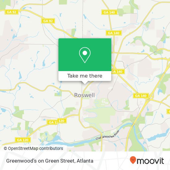 Greenwood's on Green Street map