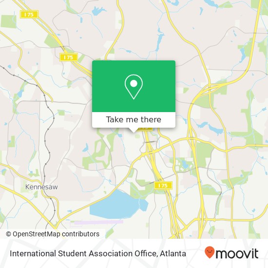 International Student Association Office map