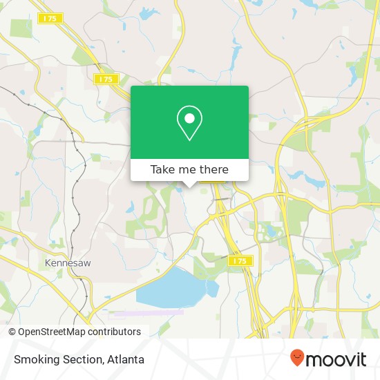 Smoking Section map