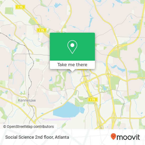 Social Science 2nd floor map