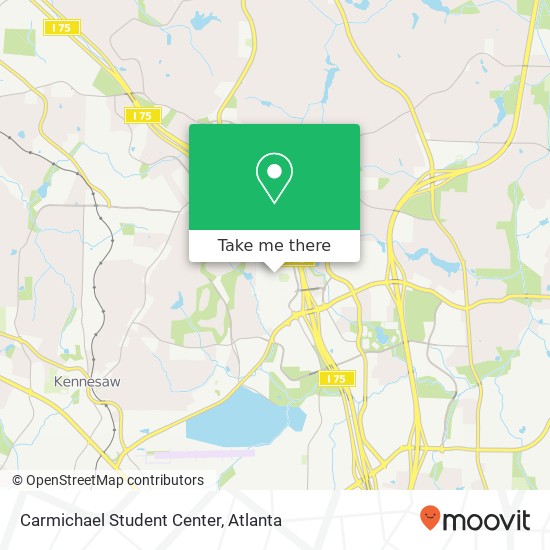 Carmichael Student Center map