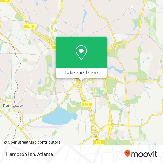 Hampton Inn map