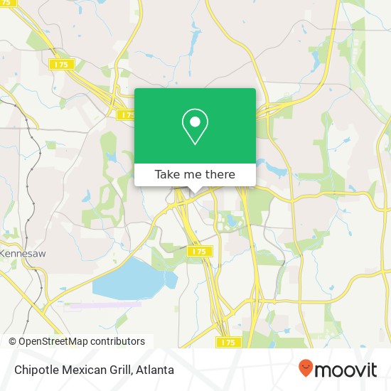 Mapa de Chipotle Mexican Grill