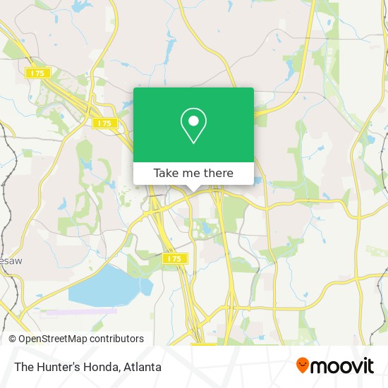 The Hunter's Honda map
