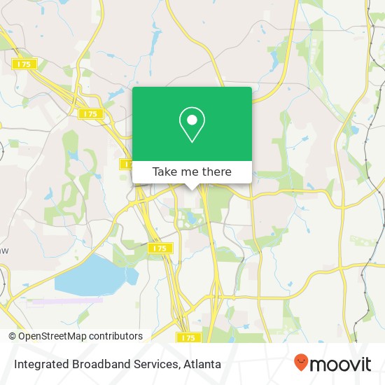 Mapa de Integrated Broadband Services