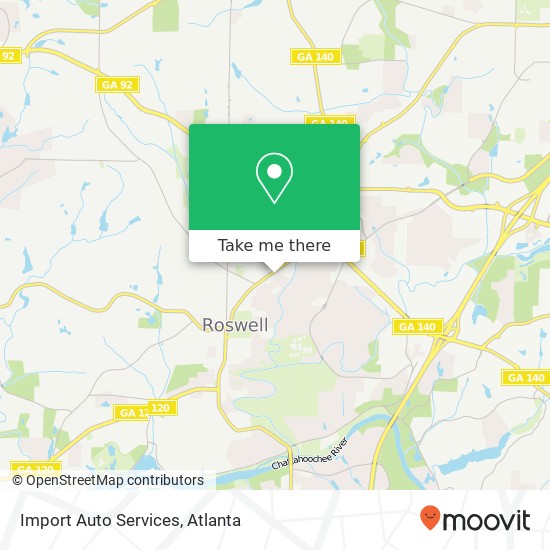 Import Auto Services map