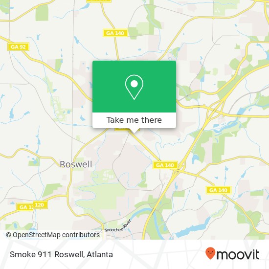 Mapa de Smoke 911 Roswell