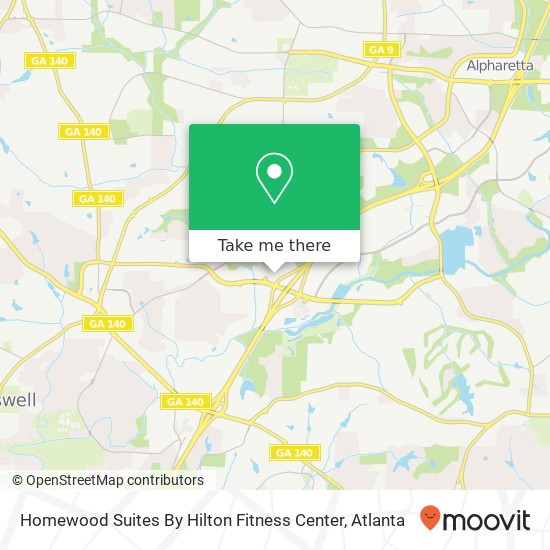 Homewood Suites By Hilton Fitness Center map