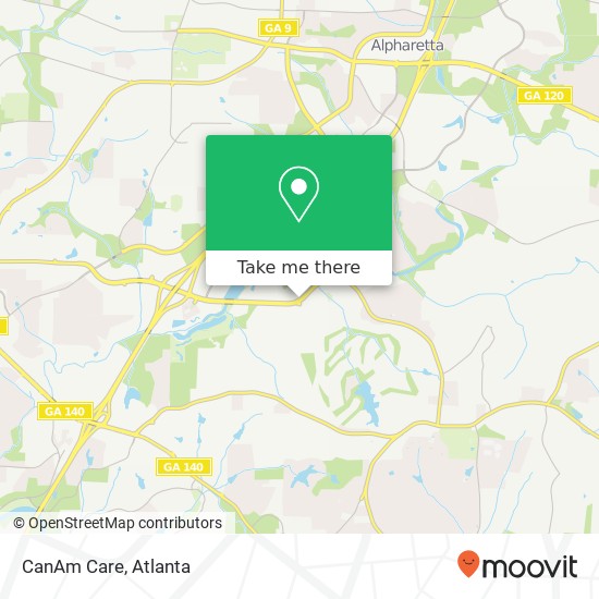 CanAm Care map