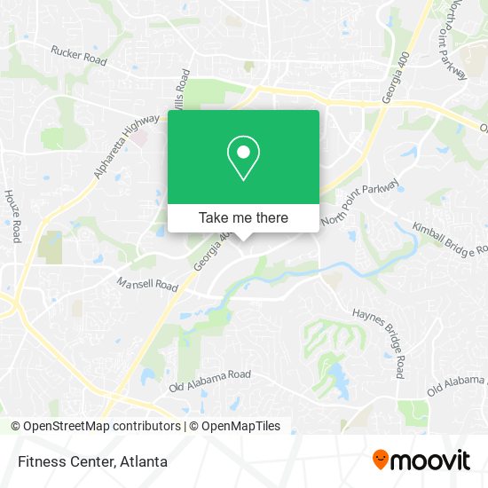 Fitness Center map