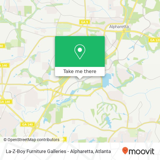 La-Z-Boy Furniture Galleries - Alpharetta map