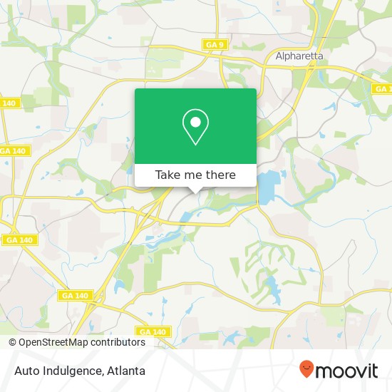 Auto Indulgence map
