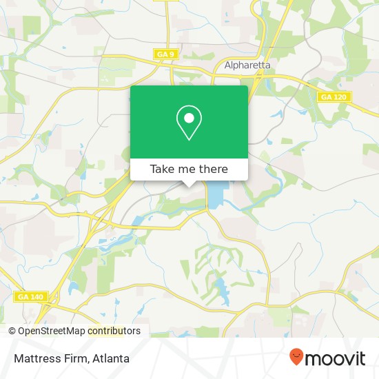 Mattress Firm map