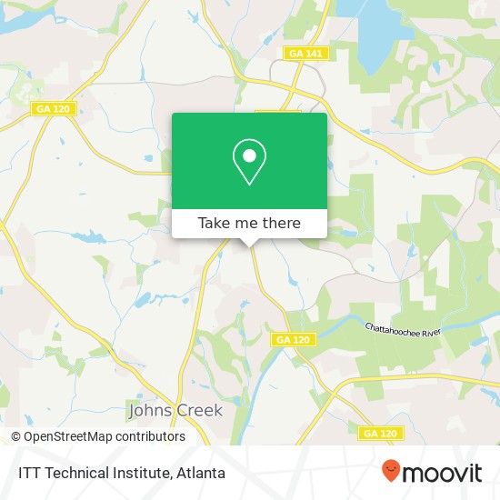 ITT Technical Institute map