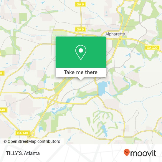 TILLY'S map