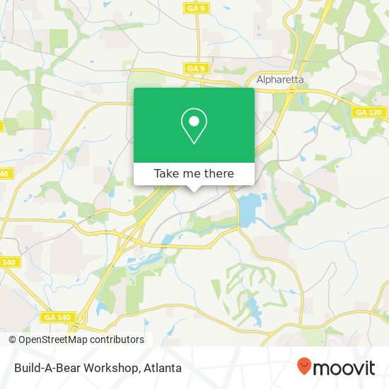 Mapa de Build-A-Bear Workshop