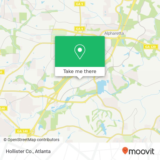 Mapa de Hollister Co.