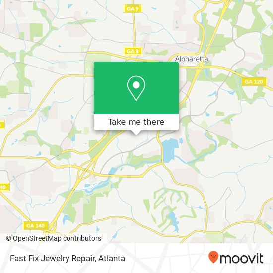 Mapa de Fast Fix Jewelry Repair