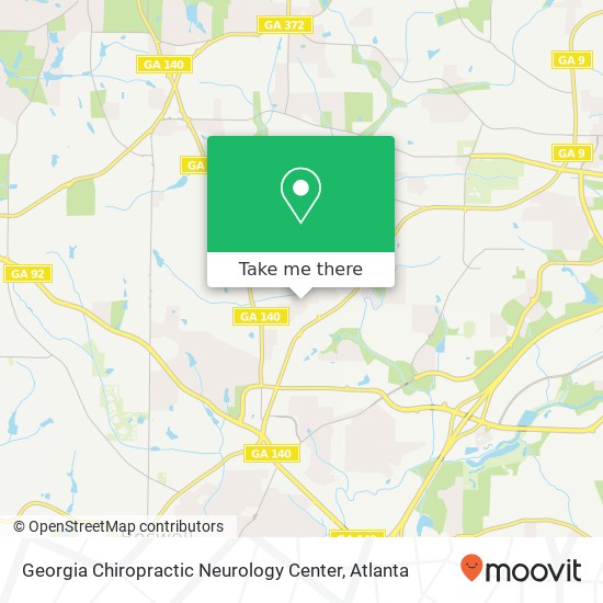 Mapa de Georgia Chiropractic Neurology Center