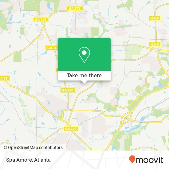 Spa Amore map