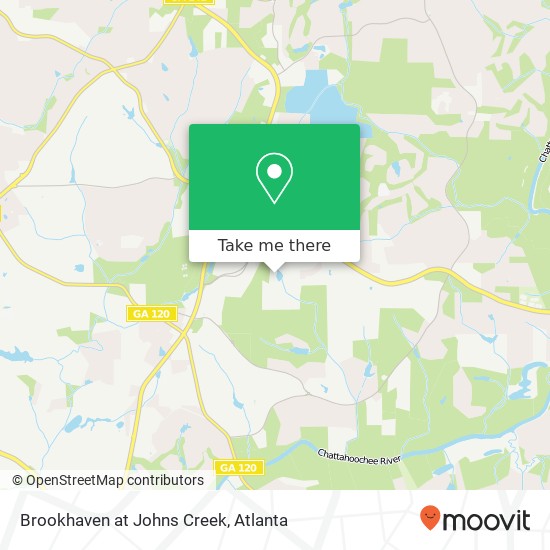 Brookhaven at Johns Creek map