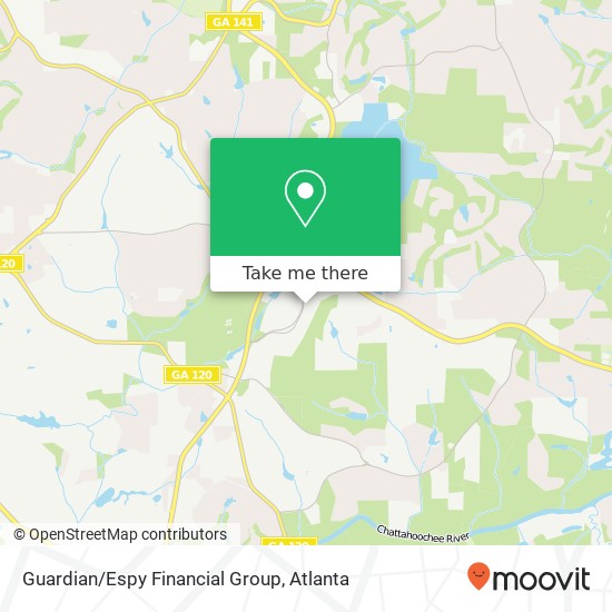 Guardian/Espy Financial Group map