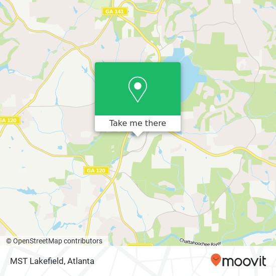 MST Lakefield map